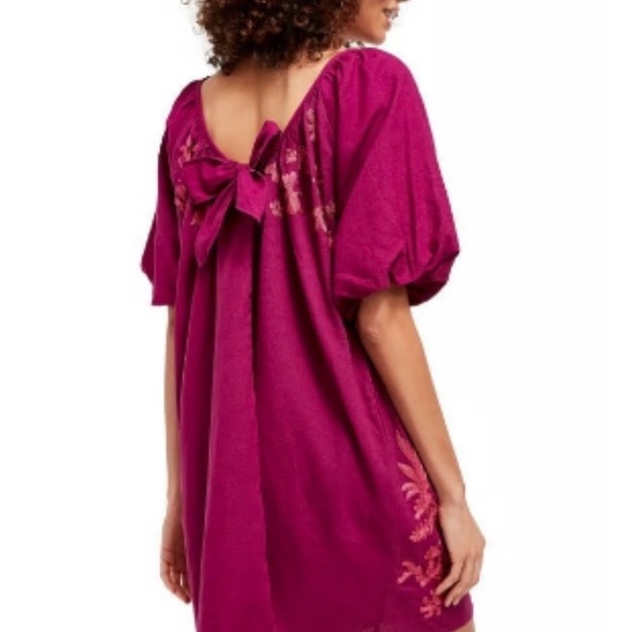 Free People Fiona Embroidered Mini Dress
Magenta XS - Picture 5 of 9